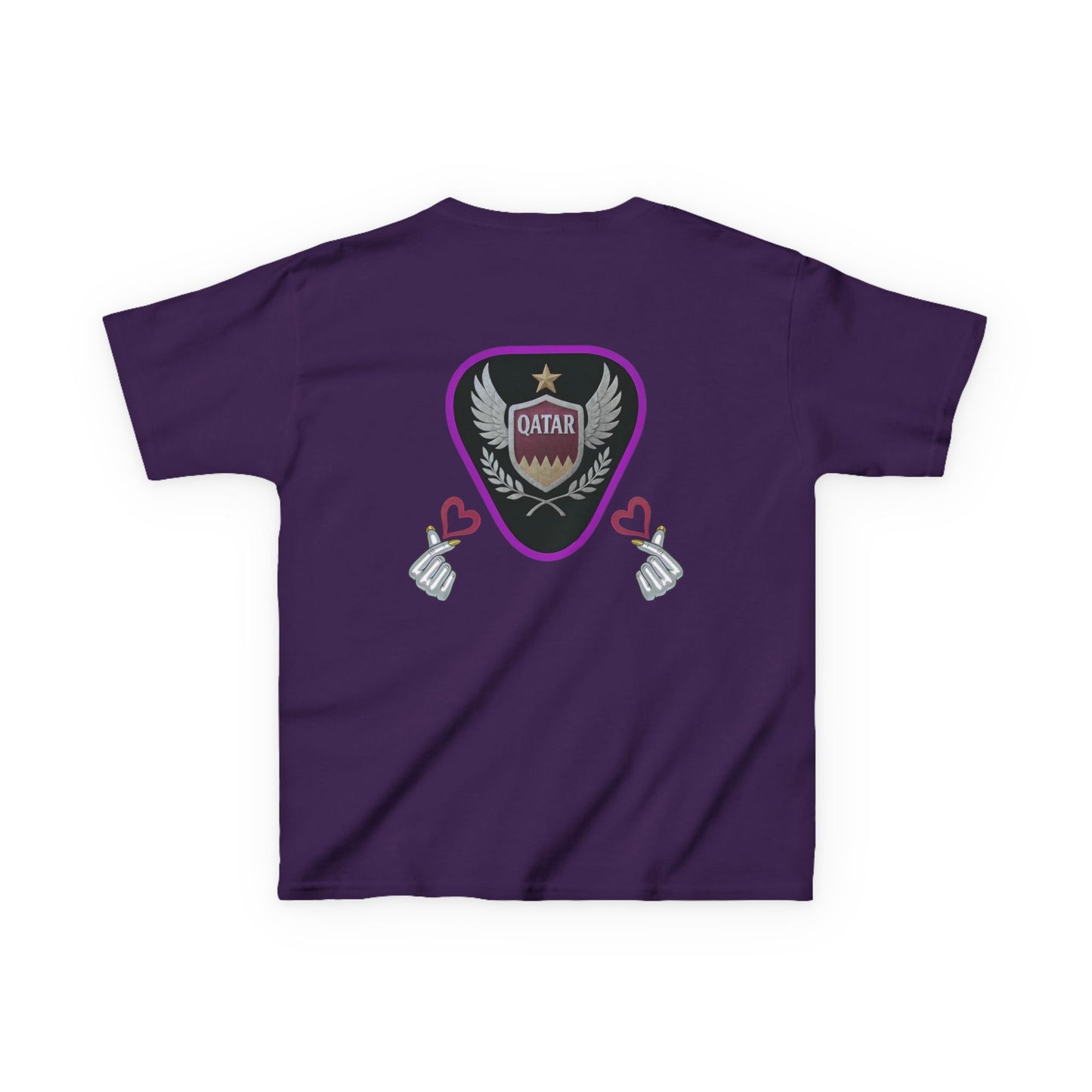 Kids' Fun Graphic Tee, Casual Kids T-Shirt, Cute Kids Top, Qatar Themed Shirt, Gift for Young Fans