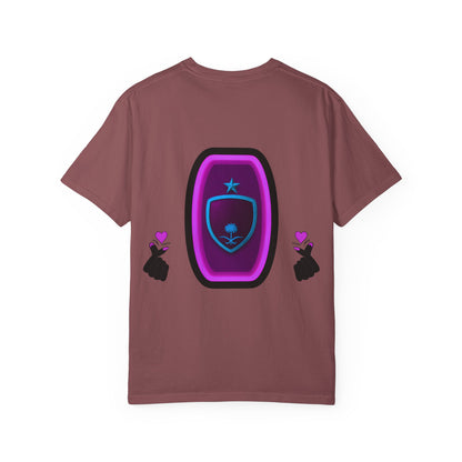 KSA Inspired Unisex Garment-Dyed T-shirt | Casual Style Tee, Graphic Shirt, Unique Design, Gift for Fans, Summer Fashion