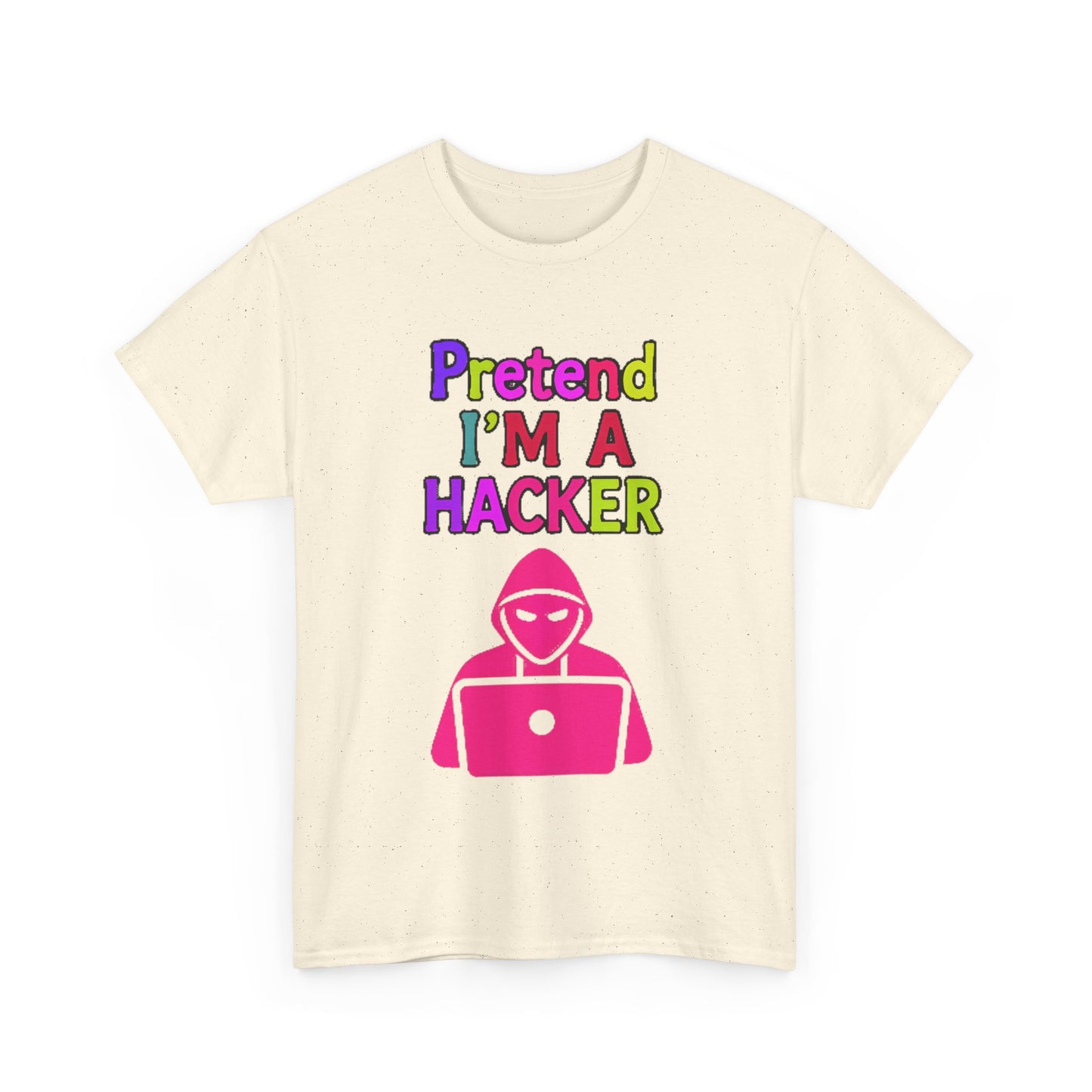 Pretend I'm a Hacker Tee, Fun Unisex Heavy Cotton Tee, Geeky Gift for Coders, Computer Lovers Shirt, Casual Everyday Wear, Unique [...]