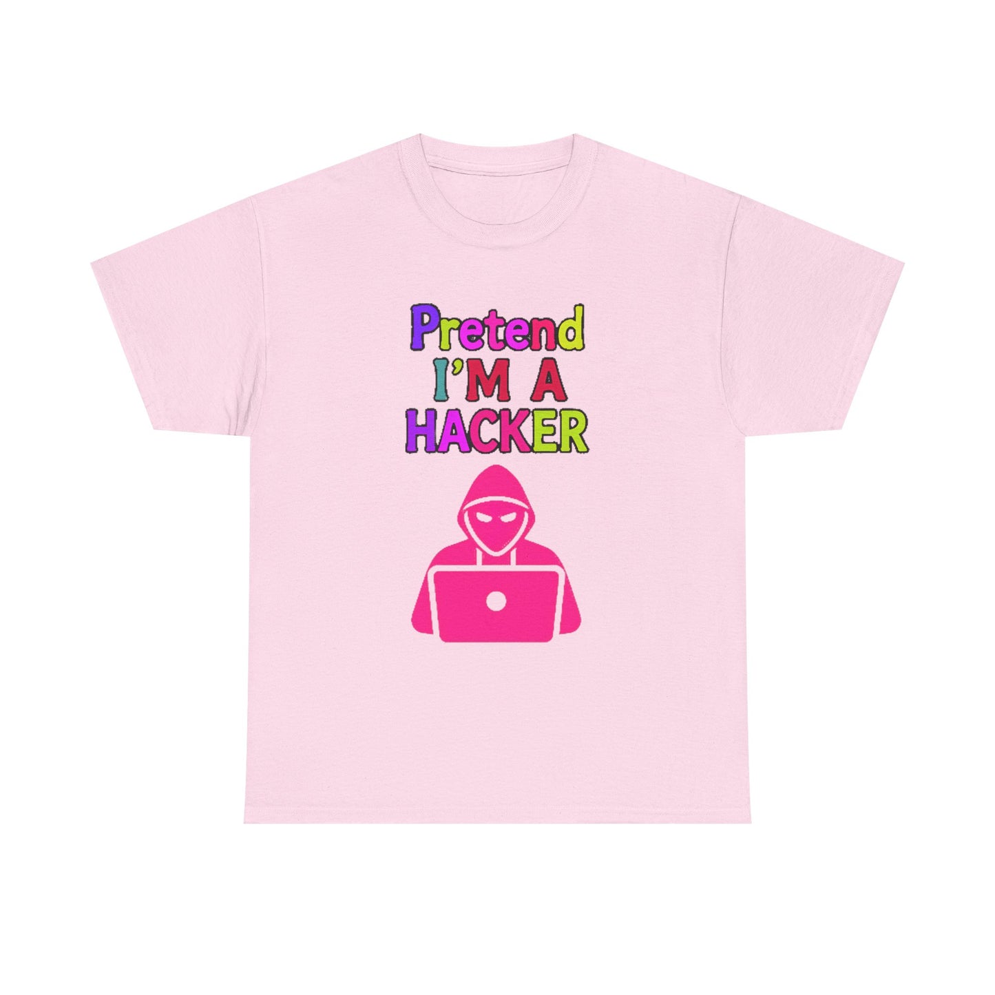 Pretend I'm a Hacker Tee, Fun Unisex Heavy Cotton Tee, Geeky Gift for Coders, Computer Lovers Shirt, Casual Everyday Wear, Unique [...]