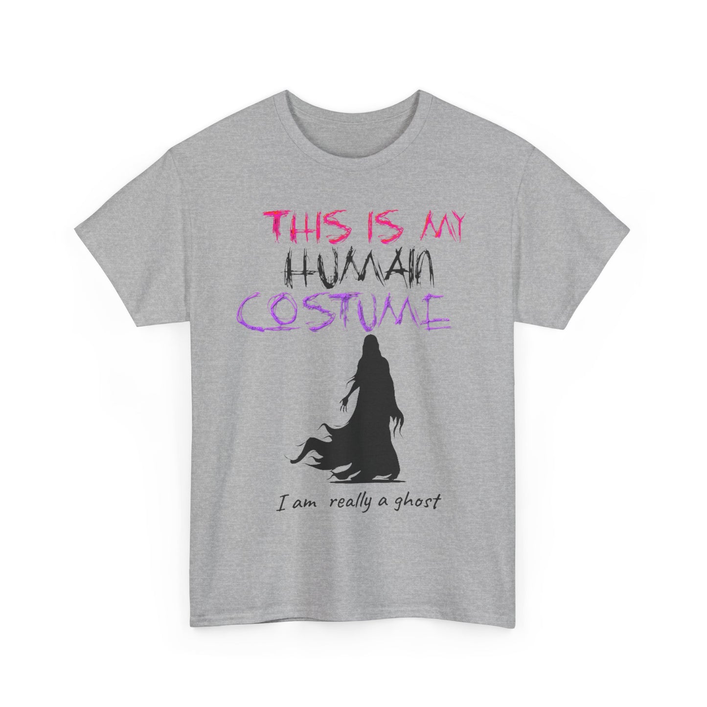 Cotton Tee - 'THIS IS MY HUMAN COSTUME'