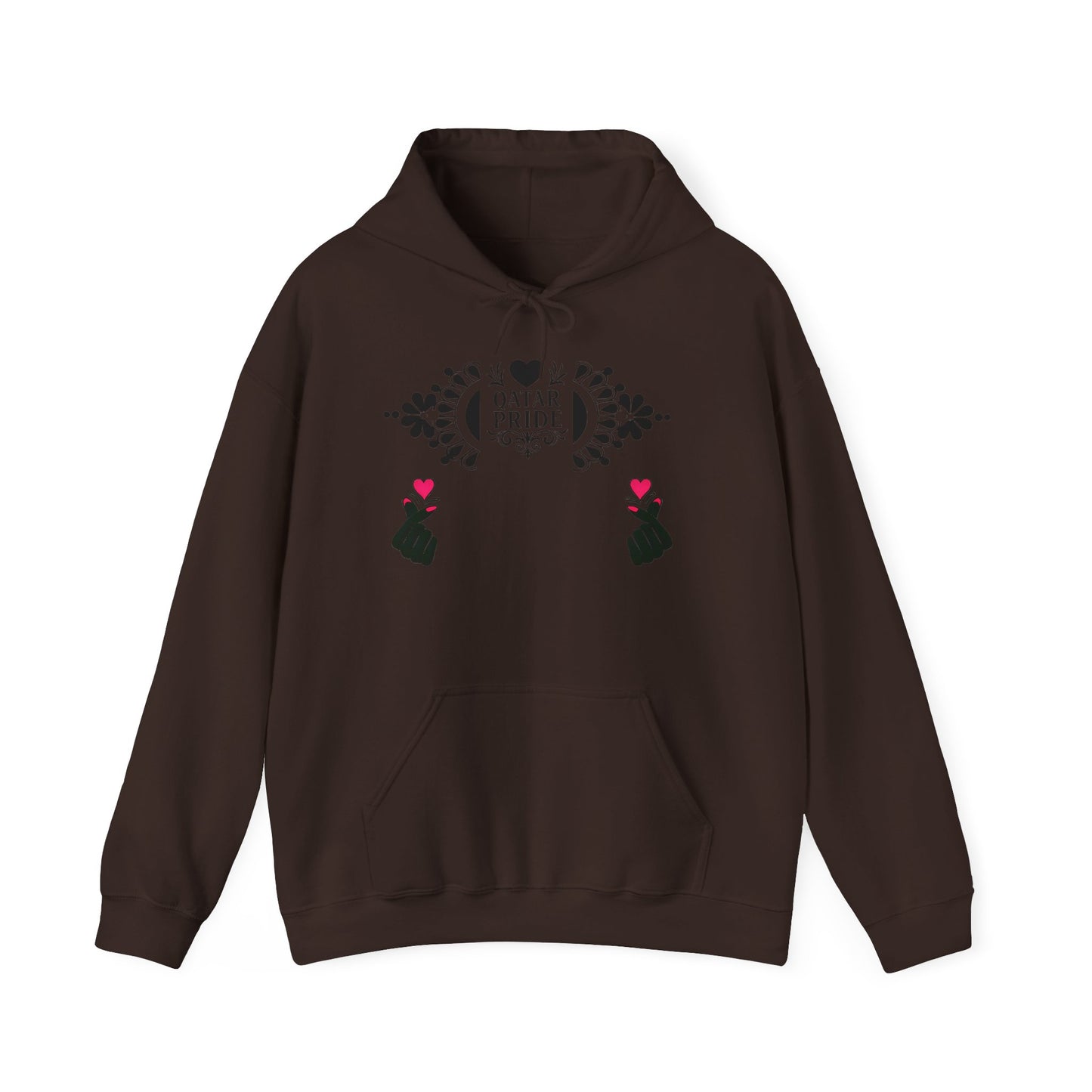 Pride Hooded Sweatshirt, Unisex  Qatar Pride Sweatshirt, Pride Gift, Festival Clothing