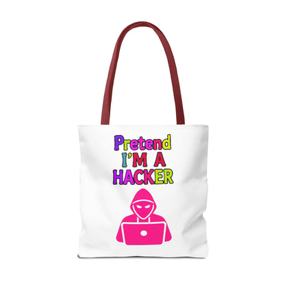 Tote Bag - Pretend I'm a Hacker Design