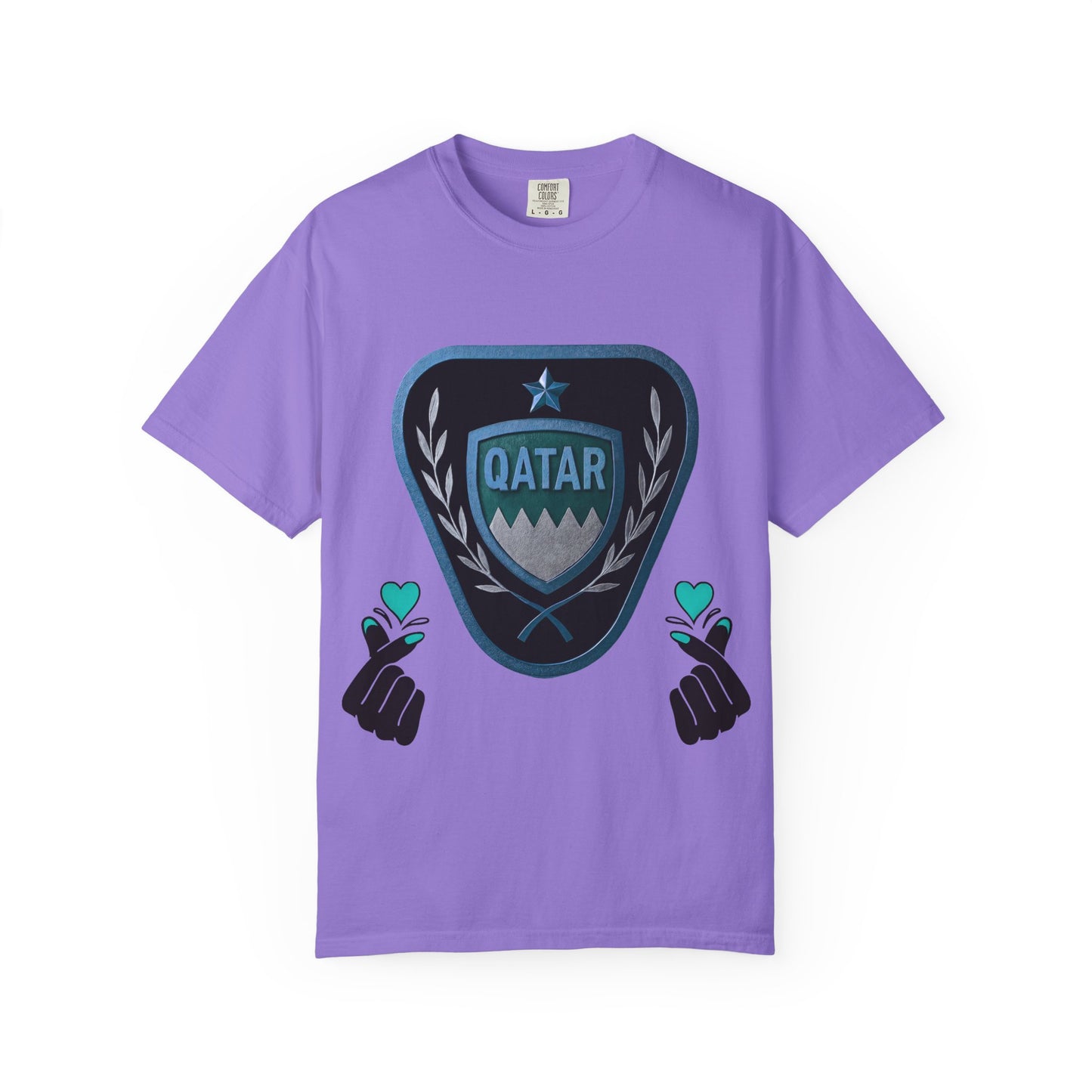 Qatar Pride Unisex T-Shirt, Casual Wear, Sports Event Shirt, Travel Souvenir, Gift for Fans