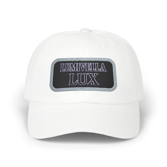 Stylish Classic Dad Cap with LUX Embroidery, Adjustable Baseball Hat, Perfect Gift for Fathers and Men, Casual Style for Any Occasion