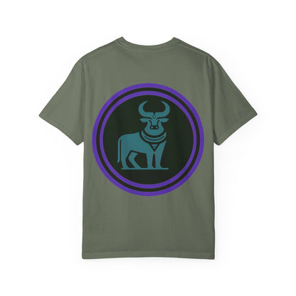 FISH BONE AND BULLS T-Shirt - Vintage Unisex Garment-Dyed Tee
