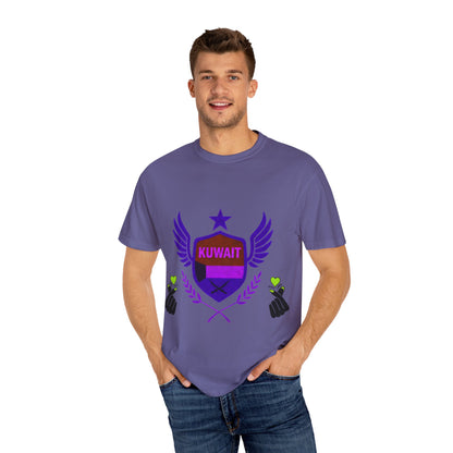 Kuwait Pride Unisex T-Shirt, Garment-Dyed Tee, LGBTQ+ Support Shirt, Casual Wear, Gift for Pride Month, Statement Fashion