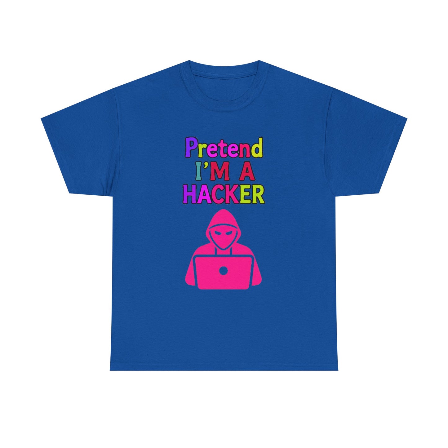 Pretend I'm a Hacker Tee, Fun Unisex Heavy Cotton Tee, Geeky Gift for Coders, Computer Lovers Shirt, Casual Everyday Wear, Unique [...]