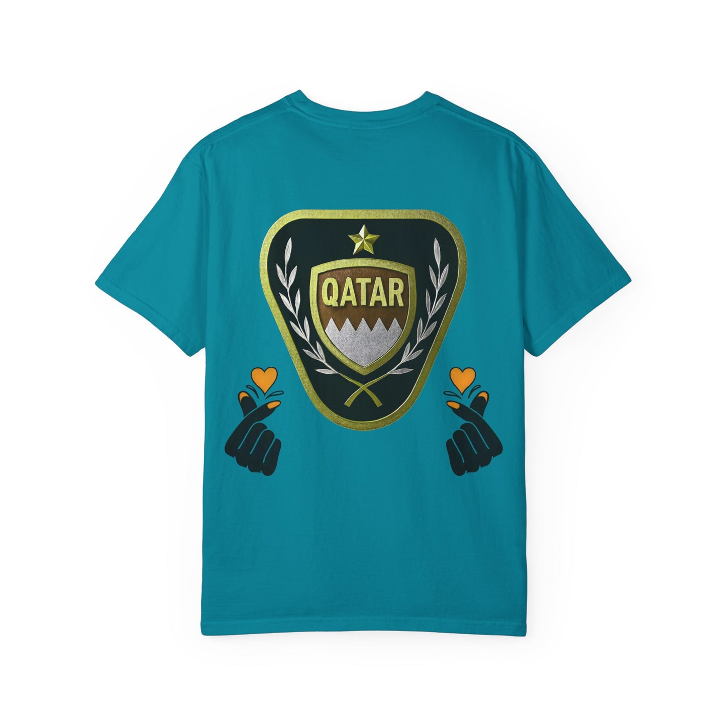 Qatar Pride Unisex T-Shirt, Casual Wear, Sports Event Shirt, Travel Souvenir, Gift for Fans