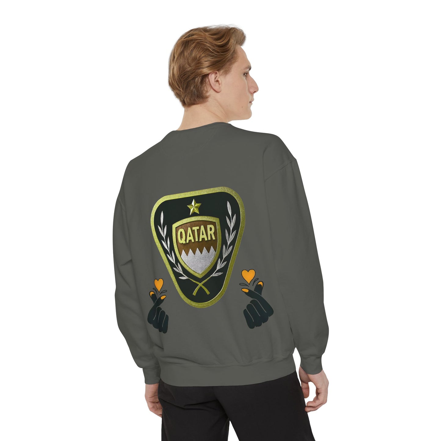 Qatar-Inspired Unisex Sweatshirt | Cozy Fashion for Sports Fans, Travel Lovers, Gift for Holidays, Casual Wear