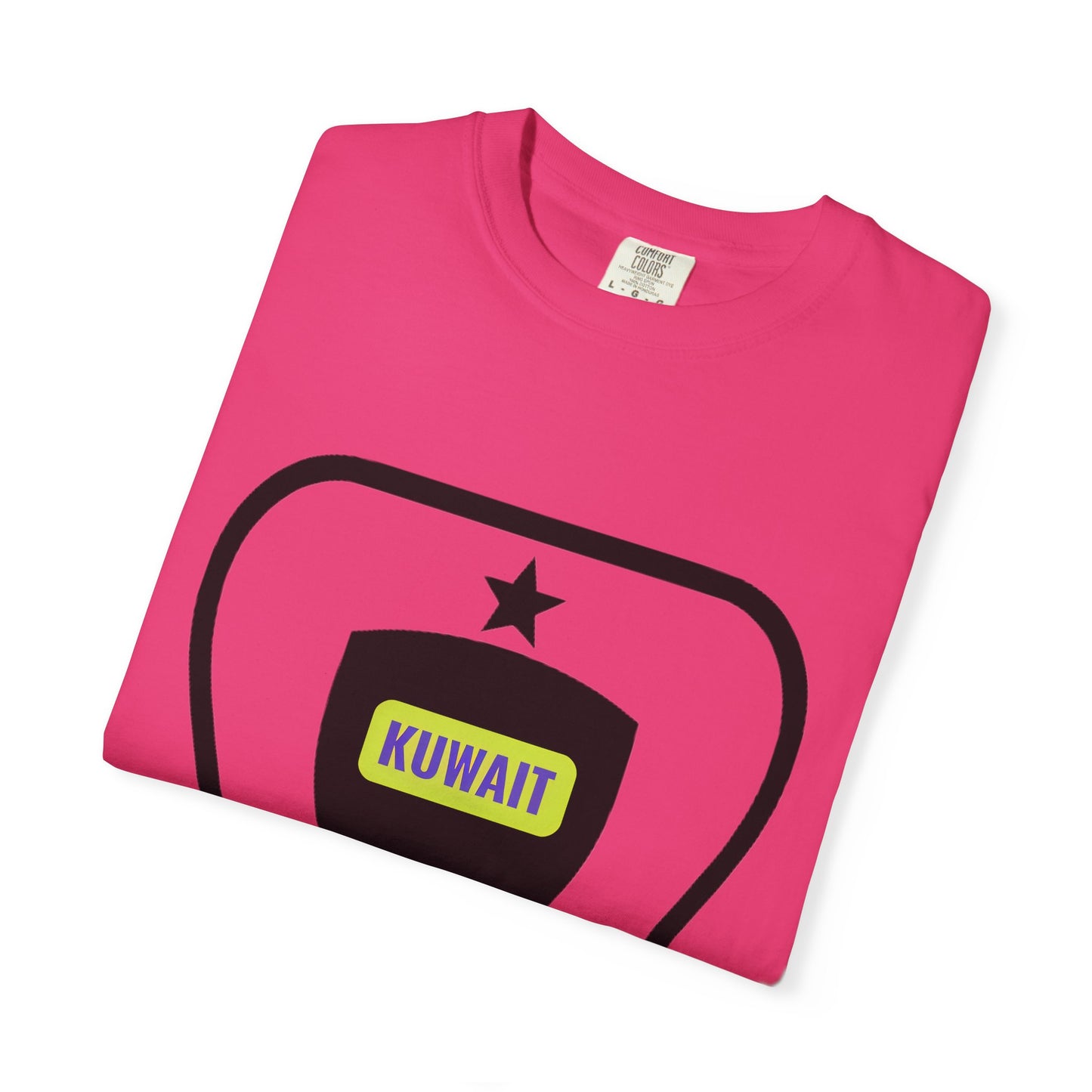 Garment-Dyed T-shirt - Kuwait Lover Graphic Tee