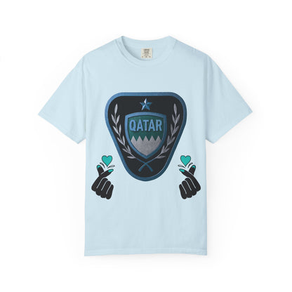 Qatar Pride Unisex T-Shirt, Casual Wear, Sports Event Shirt, Travel Souvenir, Gift for Fans