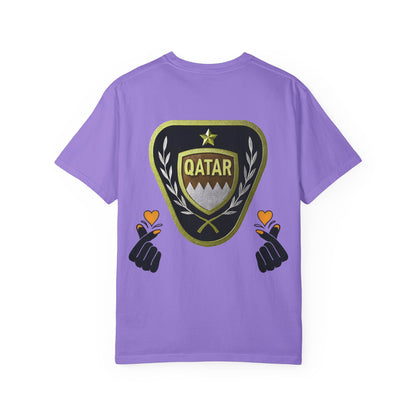 Qatar Pride Unisex T-Shirt, Casual Wear, Sports Event Shirt, Travel Souvenir, Gift for Fans