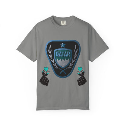 Qatar Pride Unisex T-Shirt, Casual Wear, Sports Event Shirt, Travel Souvenir, Gift for Fans