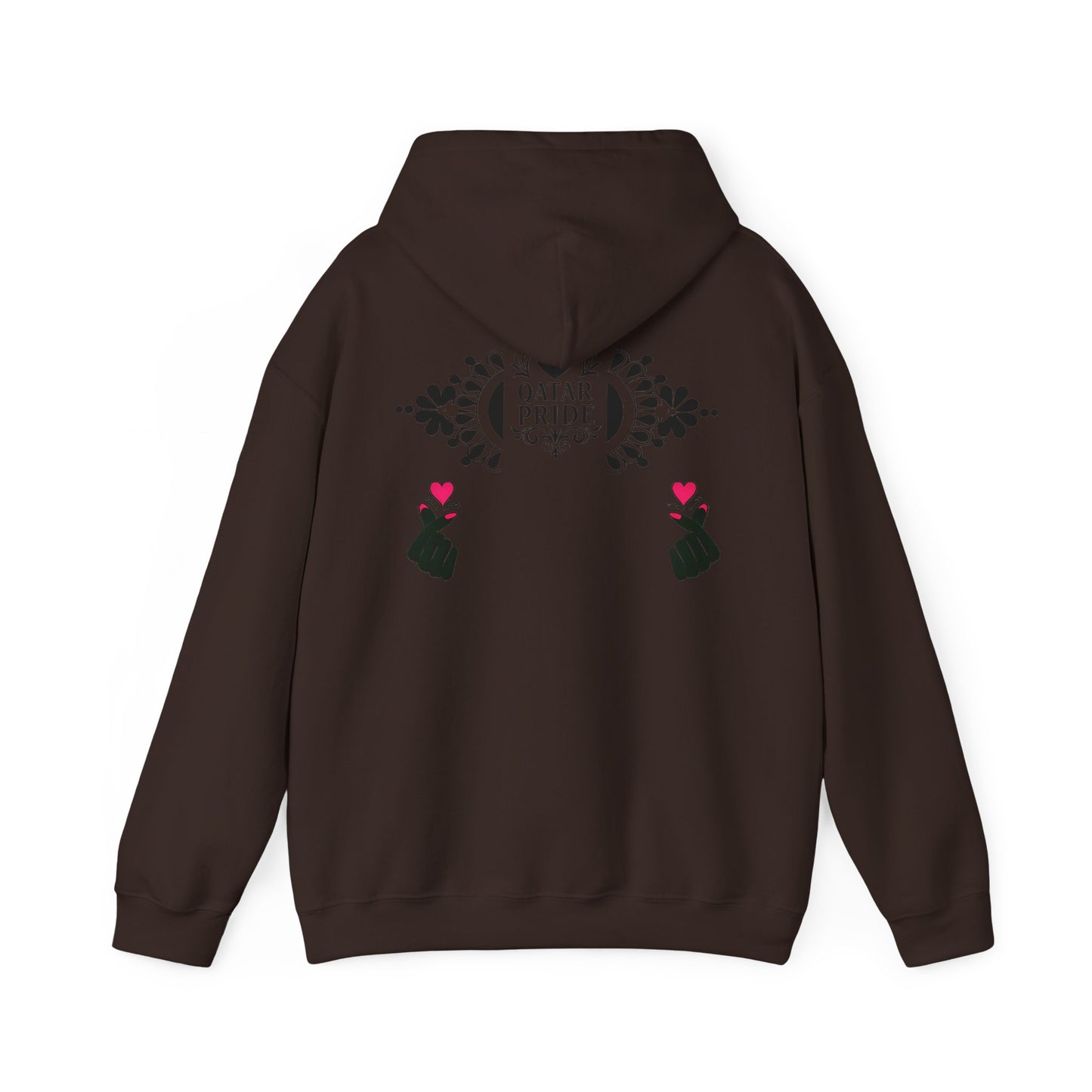 Pride Hooded Sweatshirt, Unisex  Qatar Pride Sweatshirt, Pride Gift, Festival Clothing