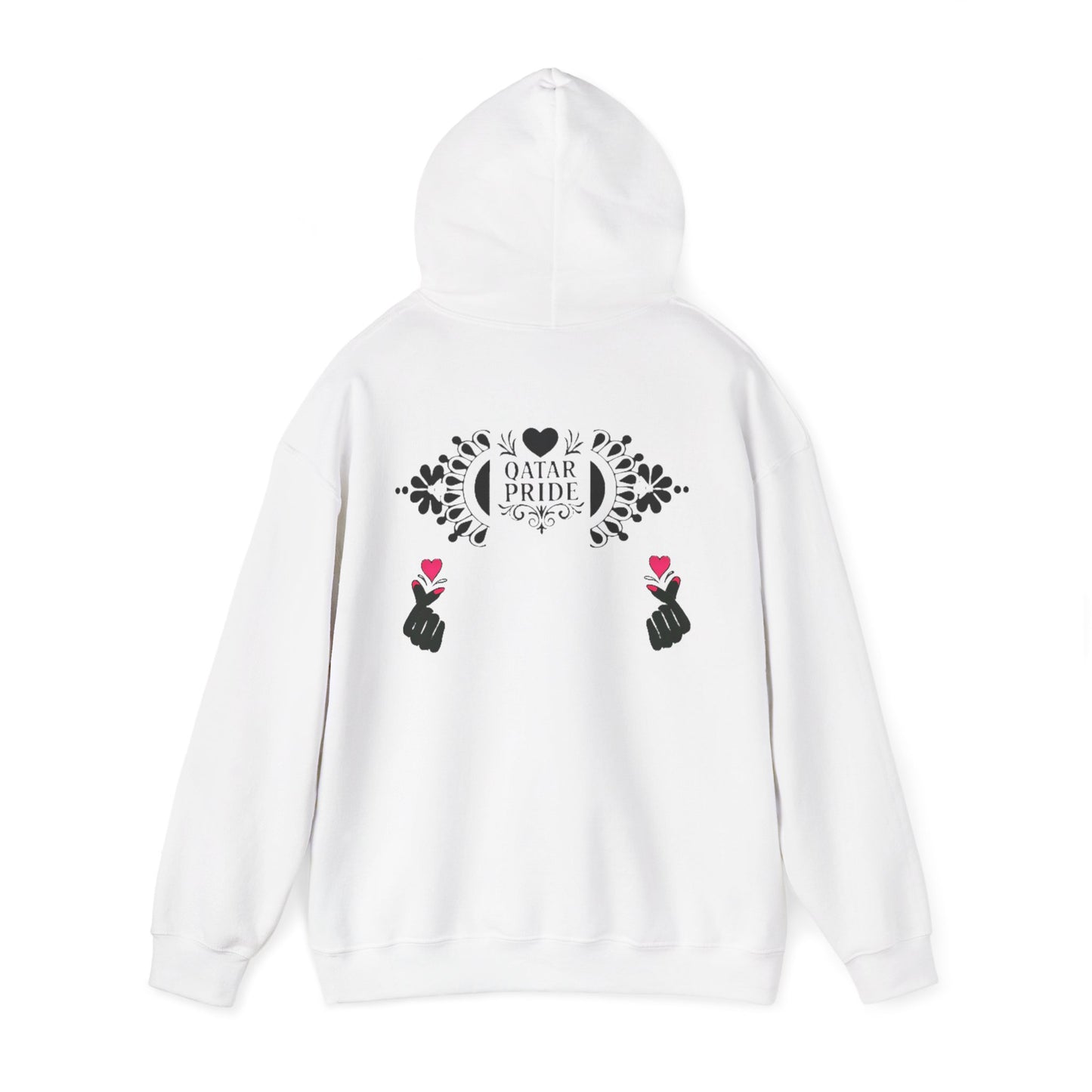 Pride Hooded Sweatshirt, Unisex  Qatar Pride Sweatshirt, Pride Gift, Festival Clothing