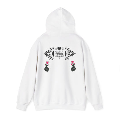 Pride Hooded Sweatshirt, Unisex  Qatar Pride Sweatshirt, Pride Gift, Festival Clothing