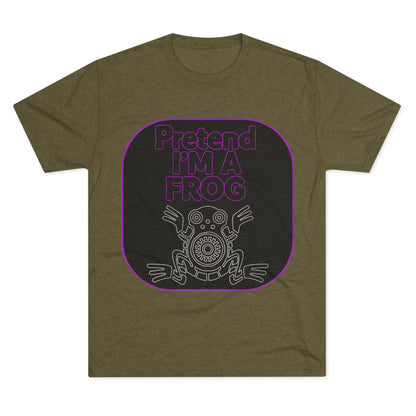 Funny Frog Unisex Tee - Pretend I Am a Frog Design