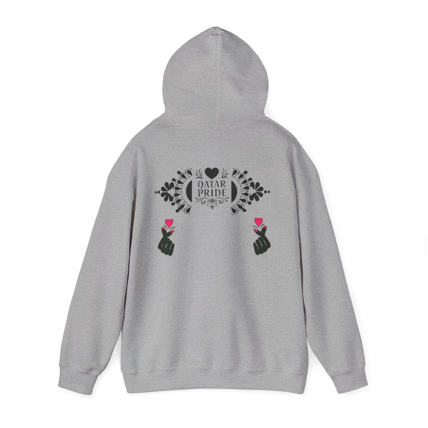 Pride Hooded Sweatshirt, Unisex  Qatar Pride Sweatshirt, Pride Gift, Festival Clothing