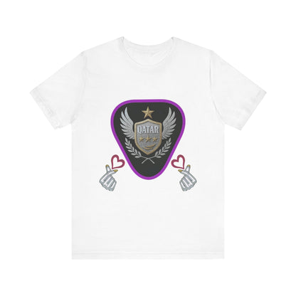 T-Shirt QATAR LOVE Unisex Jersey Short Sleeve Tee