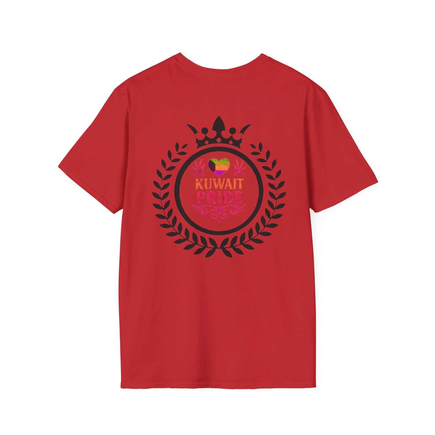 Kuwait Pride Unisex Softstyle T-Shirt, Celebrate National Day, Gift for Kuwaitis, Casual Wear, LGBTQ+ Pride