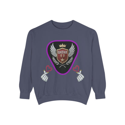 Qatar-Inspired Unisex Sweatshirt, Cozy Gift for Sports Fans, Stylish Casualwear, Travel Apparel, Souvenir from Qatar