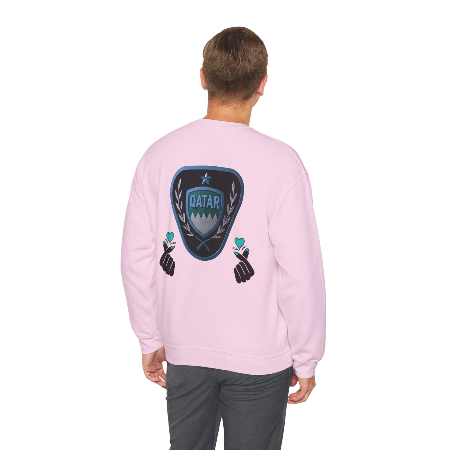 Unisex Sweatshirt qatra Love and Pride Design