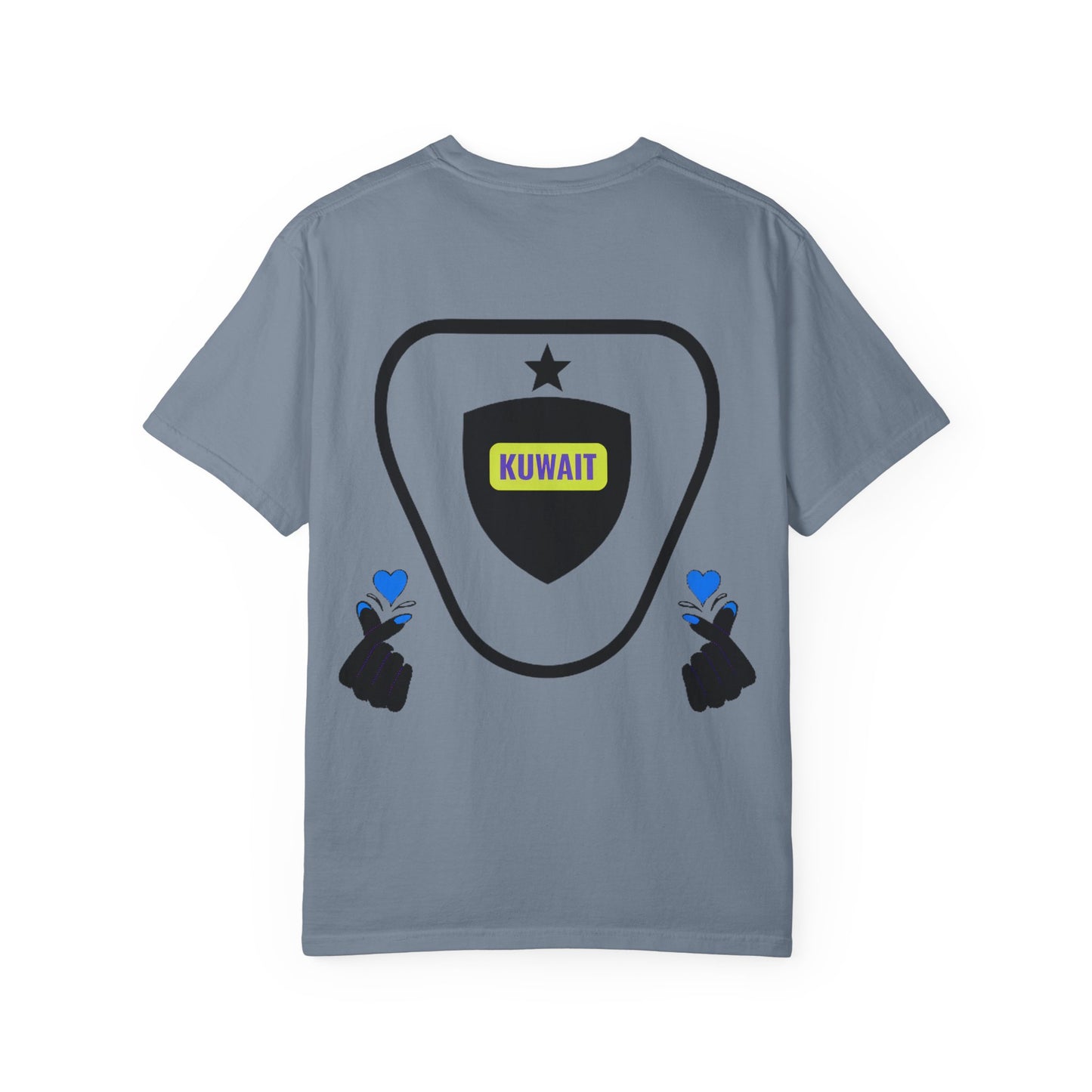 Garment-Dyed T-shirt - Kuwait Lover Graphic Tee