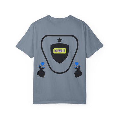Garment-Dyed T-shirt - Kuwait Lover Graphic Tee