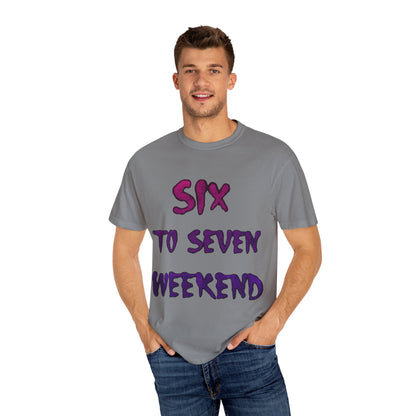 Unisex T-shirt 6-7 WEEKEND Garment-Dyed Tee