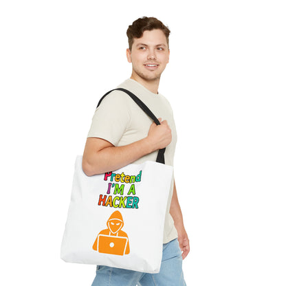 Tote Bag - Pretend I'm a Hacker Design
