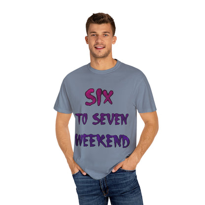 Unisex T-shirt 6-7 WEEKEND Garment-Dyed Tee