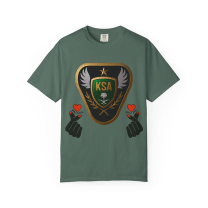 KSA Emblem Unisex T-Shirt, Casual Tee, Gift for Her/Him, Funny Shirt, Everyday Wear, Unique Graphic Top