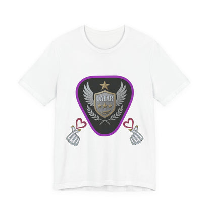 T-Shirt QATAR LOVE Unisex Jersey Short Sleeve Tee