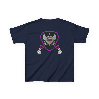 Kids' Fun Graphic Tee, Casual Kids T-Shirt, Cute Kids Top, Qatar Themed Shirt, Gift for Young Fans