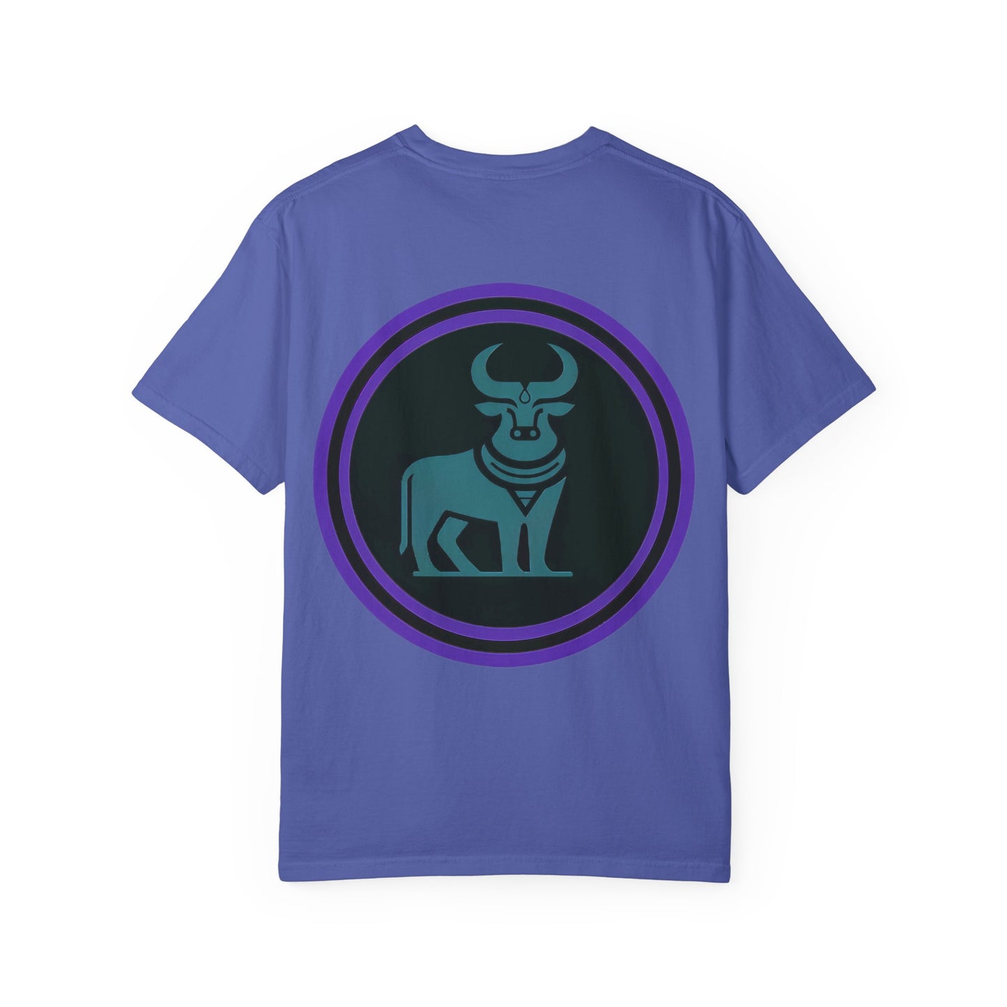 FISH BONE AND BULLS T-Shirt - Vintage Unisex Garment-Dyed Tee