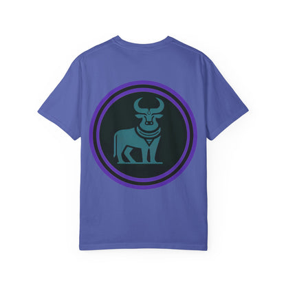 FISH BONE AND BULLS T-Shirt - Vintage Unisex Garment-Dyed Tee