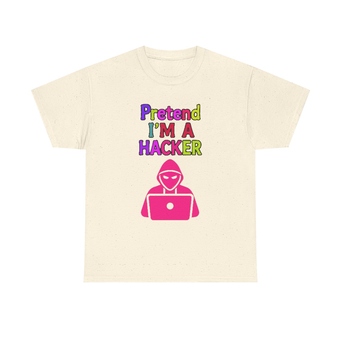 Pretend I'm a Hacker Tee, Fun Unisex Heavy Cotton Tee, Geeky Gift for Coders, Computer Lovers Shirt, Casual Everyday Wear, Unique [...]