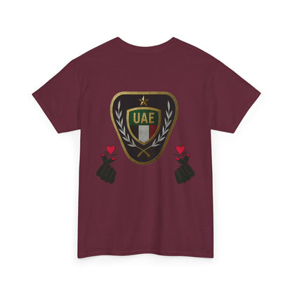UAE Pride Unisex Heavy Cotton Tee, Pride T-Shirt, Abu Dhabi Gift, National Day Apparel, LGBTQ+ Support Tee, Casual Wear