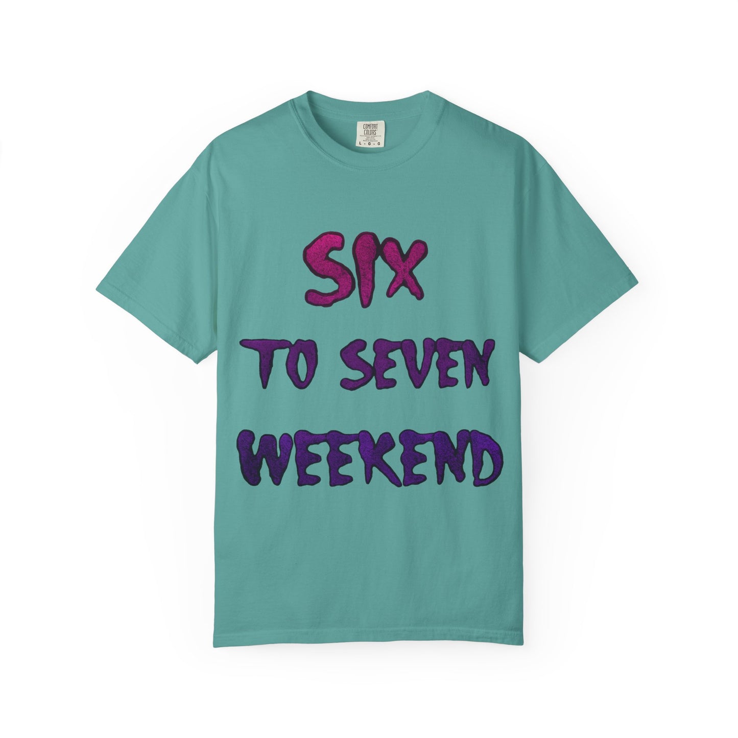 Unisex T-shirt 6-7 WEEKEND Garment-Dyed Tee