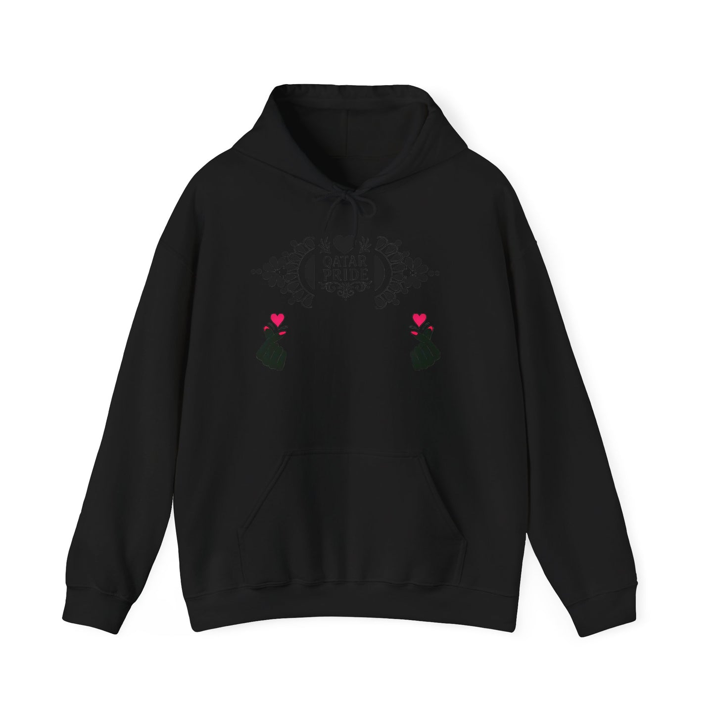 Pride Hooded Sweatshirt, Unisex  Qatar Pride Sweatshirt, Pride Gift, Festival Clothing