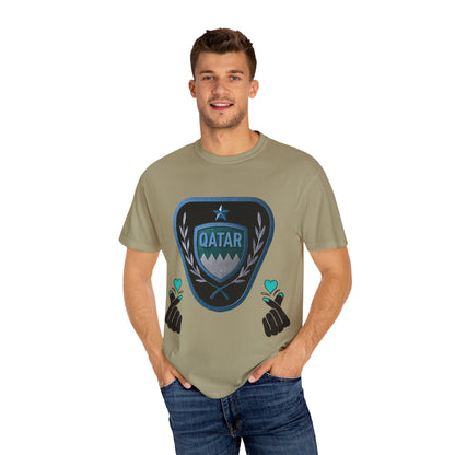 Qatar Pride Unisex T-Shirt, Casual Wear, Sports Event Shirt, Travel Souvenir, Gift for Fans