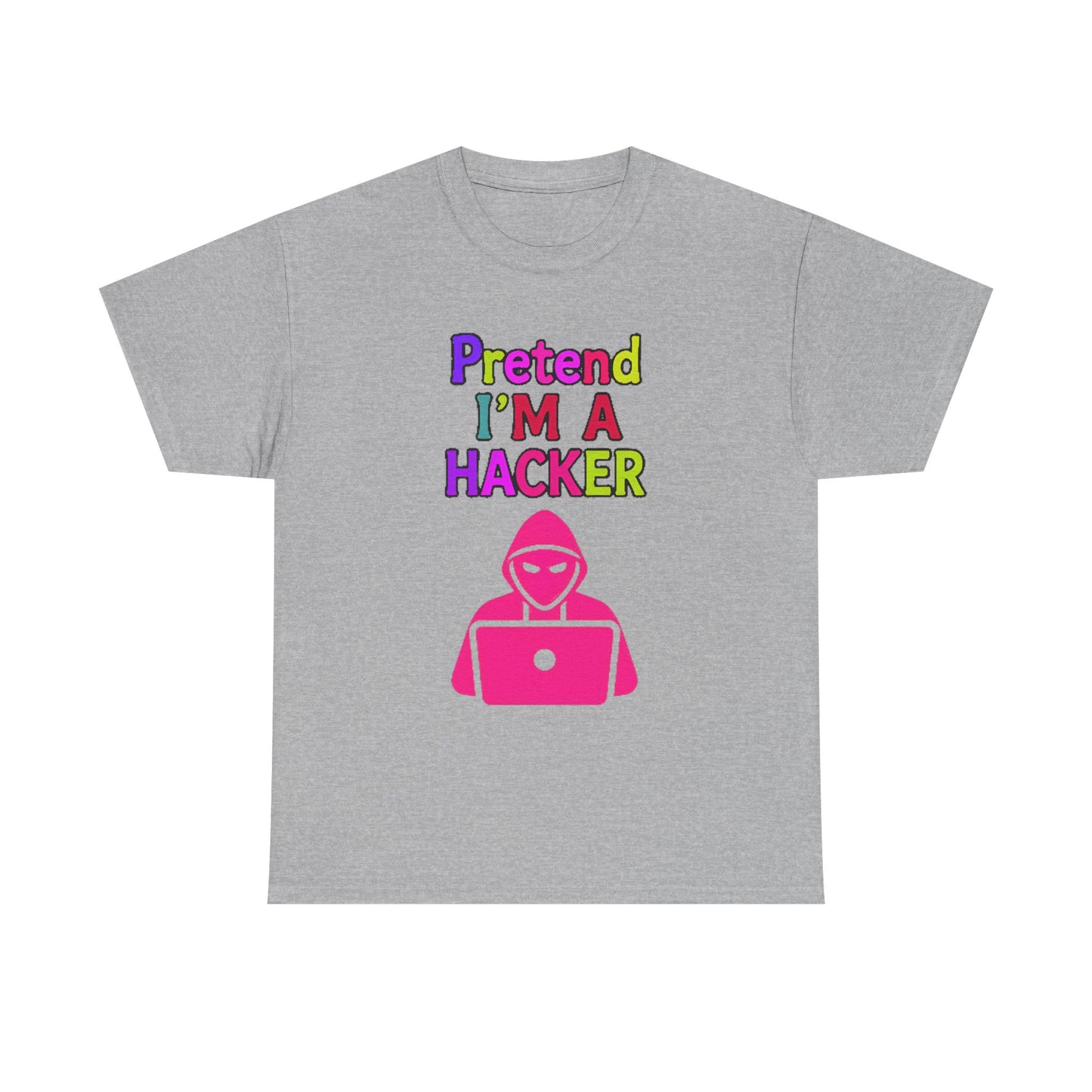 Pretend I'm a Hacker Tee, Fun Unisex Heavy Cotton Tee, Geeky Gift for Coders, Computer Lovers Shirt, Casual Everyday Wear, Unique [...]
