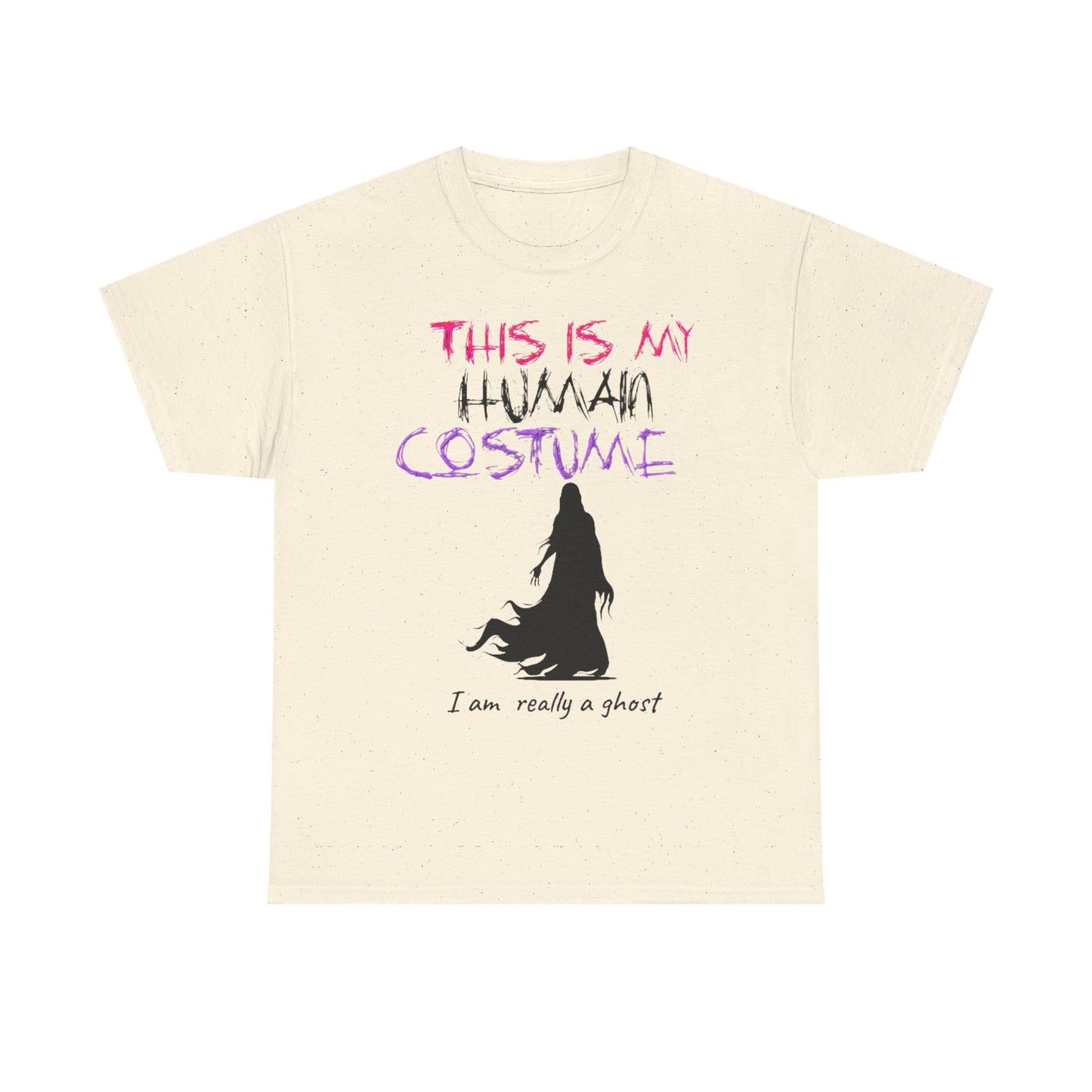 Cotton Tee - 'THIS IS MY HUMAN COSTUME'