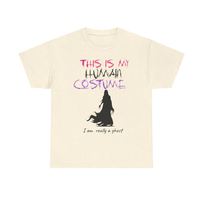 Cotton Tee - 'THIS IS MY HUMAN COSTUME'