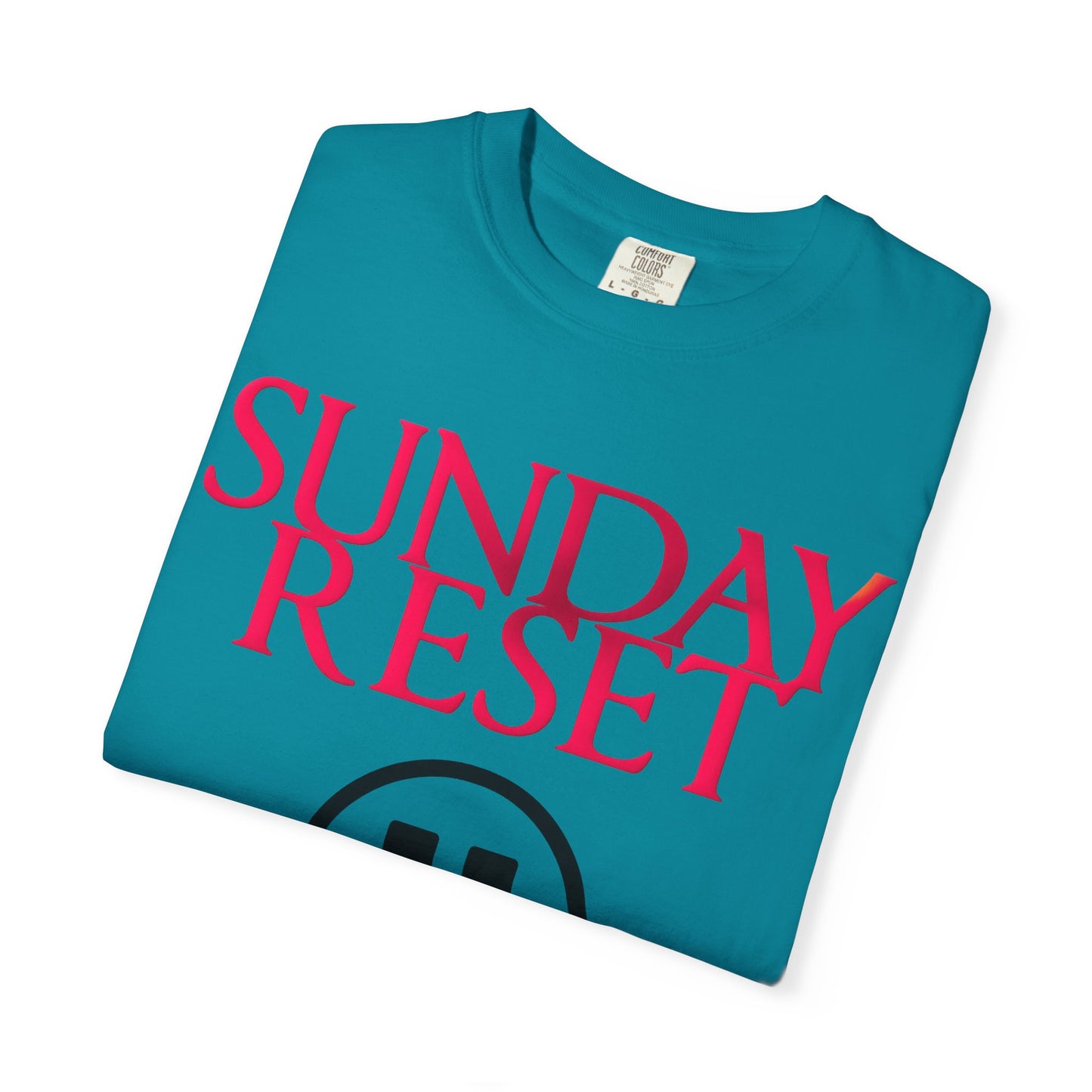 T-Shirt Sunday Reset Unisex Garment-Dyed