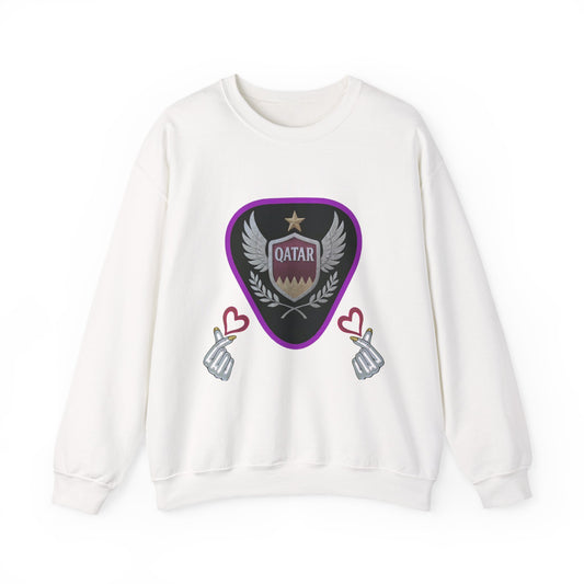 Qatar Pride Crewneck Sweatshirt, Unisex Casual Style, Perfect Gift for Sports Fans, Birthday or National Day Celebration, Cozy [...]