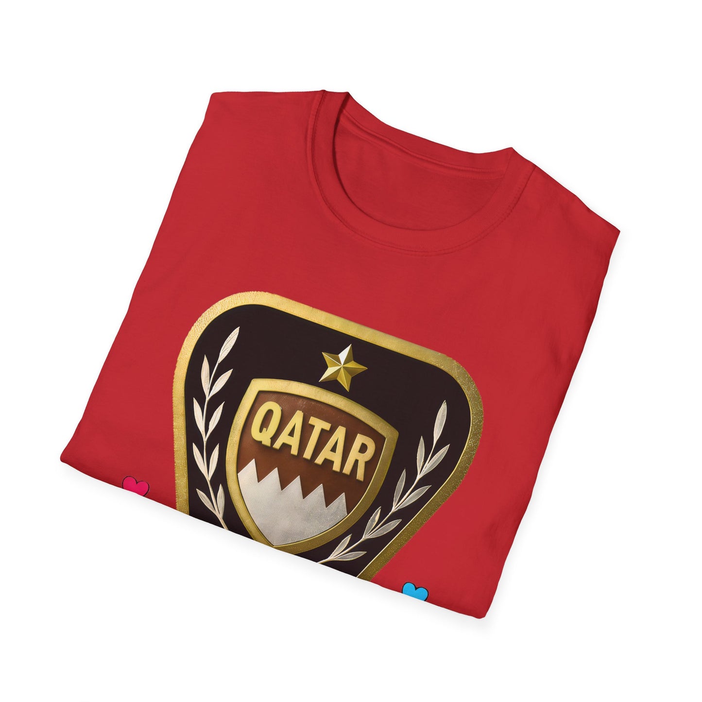 Stylish Qatar Unisex T-Shirt - Soft Cotton Tee for Casual Wear, Sports Events, Travel, Gift Ideas, Summer Outings