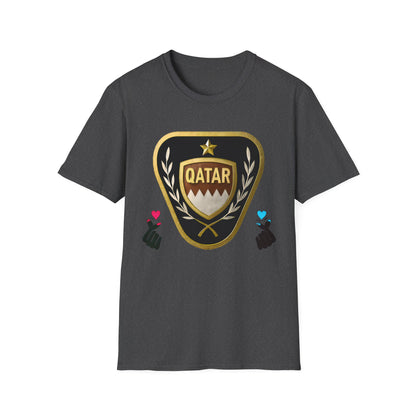 Stylish Qatar Unisex T-Shirt - Soft Cotton Tee for Casual Wear, Sports Events, Travel, Gift Ideas, Summer Outings
