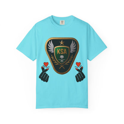 KSA Emblem Unisex T-Shirt, Casual Tee, Gift for Her/Him, Funny Shirt, Everyday Wear, Unique Graphic Top